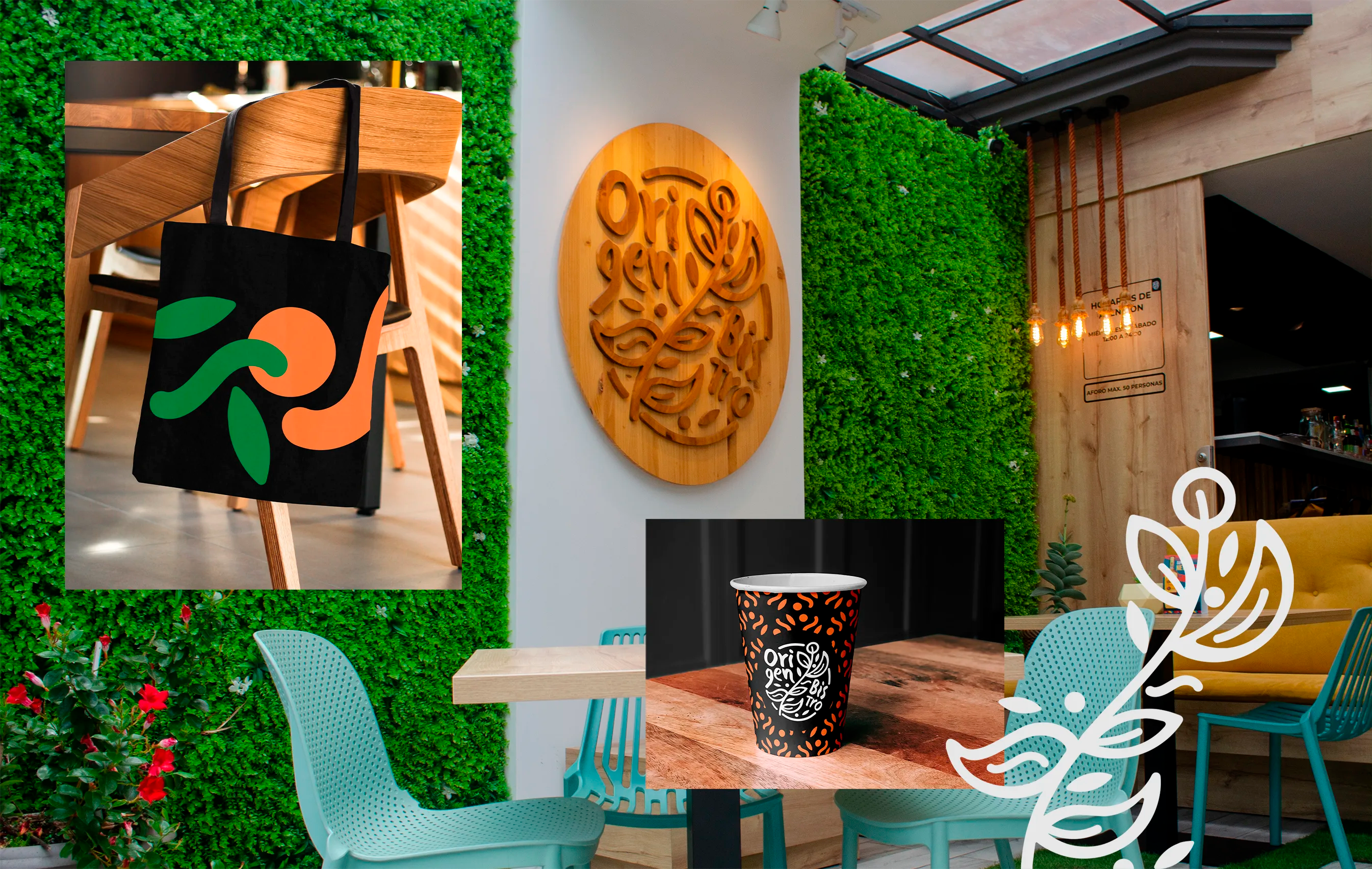 Origen Bistro Brand animation art direction bistro design branding graphic design logo logo design motion graphics restaurant brand