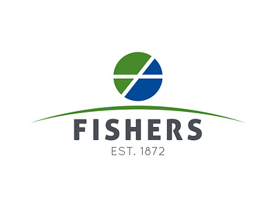 City of Fishers branding design graphic design logo