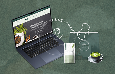 https://www.behance.net/gallery/215461321/Organic-Tea-eCommerce- ecommerce website ui organic tea website ui ux website design