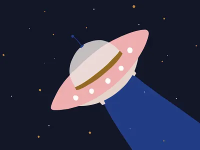 Ufo alphabet childrens illustration illustration illustration art illustrator kids art kids illustration procreate sky space ufo