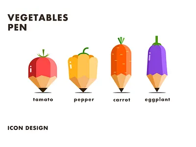Creative vegetable icon app design icon illustration ui ux