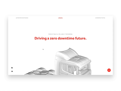 Stratio Automotive website animation design motion uiux webdesign