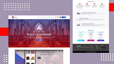 Worship bibal church mosque temple ui web worship