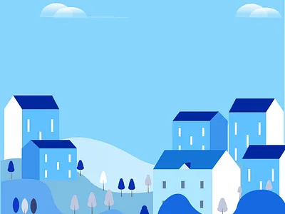 flat cityscape illustration illustration design