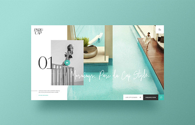 Luxury Residential Website Concept branding design digital graphic design layout luxury luxury design typography ui web website