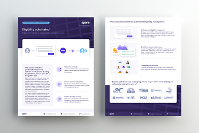 Spare Labs Sell Sheet flyer flyer design sales collateral design sell sheet design