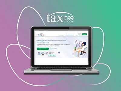 Tax1099 - e-file provider appdesign colormeaning concept efileprovider figma fintech green legacyrebuild tax tax1099 technology turquoise upplabs web web design webapp webdesign website website builder white