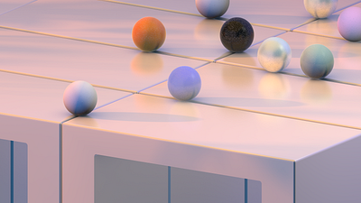 Balls 3d after effects balls branding c4d cinema4d editorial illustration motion render scene sphere surrealism texture