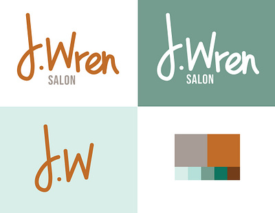 Hair Salon Logo branding custom font logo logotype salon logo