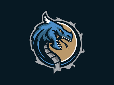 DC Dragons animal branding dc design dragon dragons esports fire football mascot reptile sport logo sports team vector washington