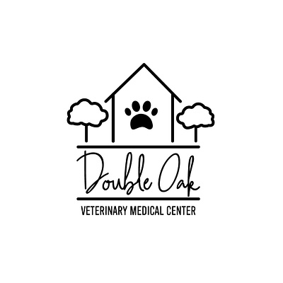 Veterinarian Logo logo logodesign oak oak tree veterinarian veterinary