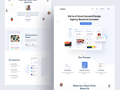 Webpage UI brand brand design brand identity branding branding agency branding and identity branding concept branding design dribbble best shot landing page landing page design landingpage minimal ofspace ofspace agency web web design webdesign website website design