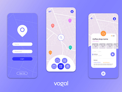 Places Finder Map - UX & UI Design design mobile app mobile app design mobile app development popular trending trendy trendy design ux ui ux ui design