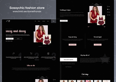 Sassychic fashion store adobe xd android app design app design design interface ui ux ux ux design vector web design