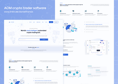 ACM crypto trader software website android app design app design crypto crypto currency crypto exchange crypto wallet cryptocurrency design interface software design trade trading traditional art ux design web design