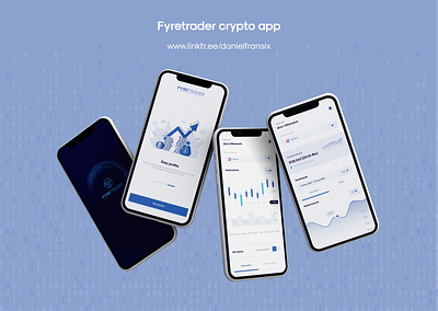 Fyretrader crypto app app app design application crypto crypto currency crypto wallet cryptocurrency dashboard exploaration illustration ios app design landing page logo mobile mobile app ui ux ui design ui kit ux design website