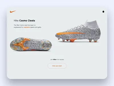 Spray animation branding daily ui ecommerce interaction motion nike nike shoes product web
