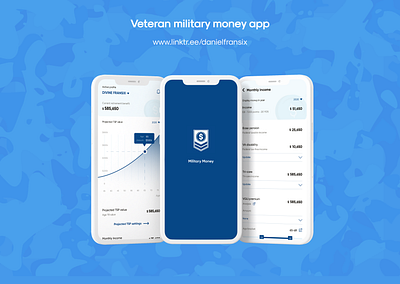 Veteran military money app adobe xd android app design app design design interface ui ux ui design ux ux design web design