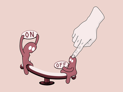 On/off switch illustration adobeillustrator illustration onoff onoffswitch