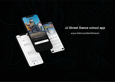 JJ Street Dance school app adobe xd android app design app design dance dancers design hip hop hipster interface ui ux ui design ux design web design