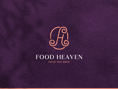 Food Heaven2 branding branding design designyeyan dribbble logodesign logoinspiration logos minimalist myanmar yeyan