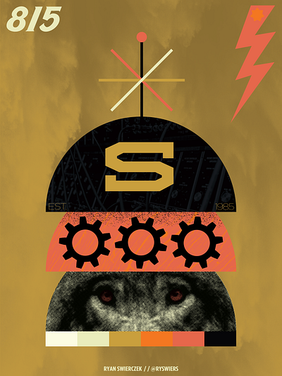 Poster 815 - 1 brand identity branding branding design color design graphic illustration make something everyday poster poster a day posterdesign type vector