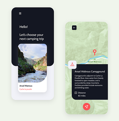 Map app design map ui ux