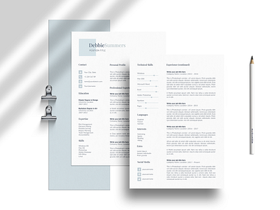 Resume Template for Word & Pages curriculum curriculum vitae cv cv clean cv design cv resume cv resume template cv template cv template word modern resume pages template resume resume clean resume cv resume design resume pages resume template resume word stylish resume word template