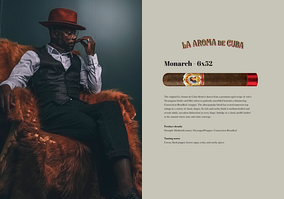 La Roma De Cuba Print Ad advertising branding design layout photography print typography