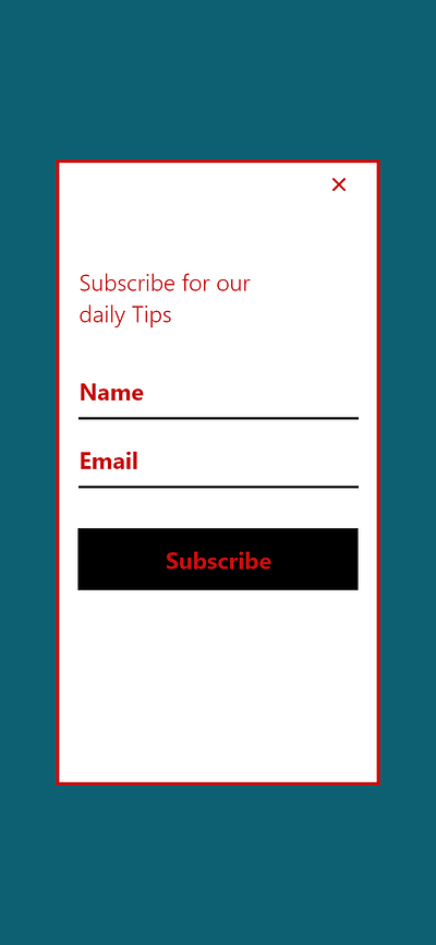 Subscribe #DailyUI dailyui