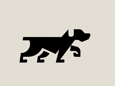 Hunting dog logo 1 animal design esports hand lettering home hunter hunting hunting dog illustration logotype minimalist