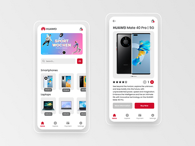 Huawei Store App branding daily ui design huawei huawei mobile illustration logo mobile mobile app sign in ui ui design uiux user interface webdesign