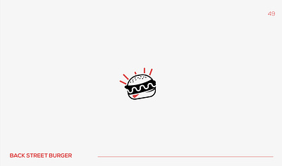 Back Stret Burger branding design designer icon identity illustration logo logodesign mark ui vector