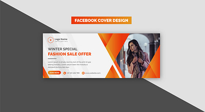 Corporate Modern Clean Creative Abstract Orange Gradient Social abstract banner banner design branding business clean commercial corporate corporate design cover design creative design facebook banner facebook cover logo modern modern design social media banner ui