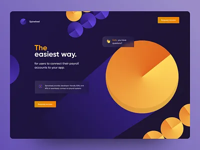 Payroll system app bank app banking coin concept figma finance fintech home page spin web app web design wheel