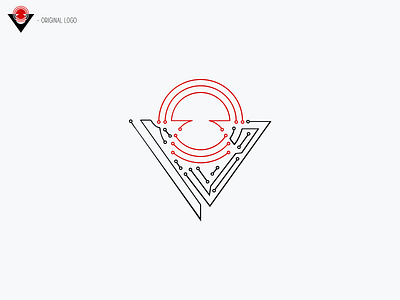 TUBITAK "electronic circuit" logo design idea agency council design draw electronic idea line line art logo national research scientific tubitak turk turkey turkish turkiye