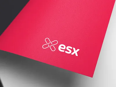 ESX Re-Branding Identity Concept. arrows brand butterfly icon identity infinite logo logotype red