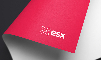 ESX Re-Branding Identity Concept. arrows brand butterfly icon identity infinite logo logotype red