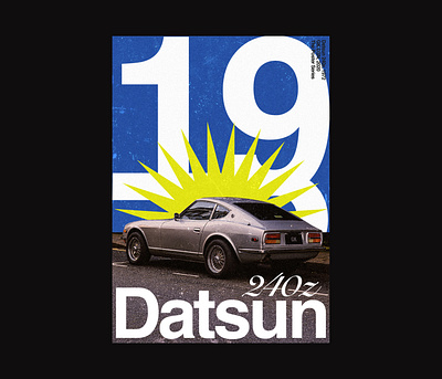 049 / Datsun, 240z clean commercial daily design dynamic editorial editorial layout poster poster a day posteraday