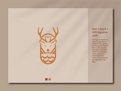 Nusa Tenggara Barat Logo Concept adobeilustrator beachlogo deerlogo logo logoconcept logodesign logoinspiration logopresentation logos modernlogo ntb