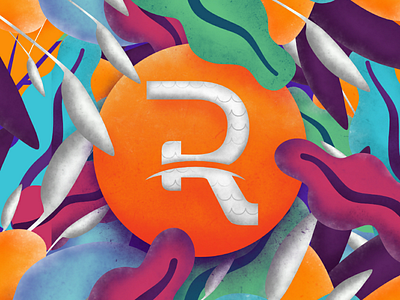 Rofaqo Logo with Flat Design Concept affinity designer concept dribbble dribbble shoot flat design graphics design grunge illustration logo logo icon new shoot shoot