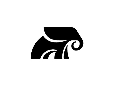 Elephant animal logo cute animal cute elephant cute logo elephant elephant logo logo mark symbol