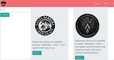 Aldos app card design responsive vector webdesign