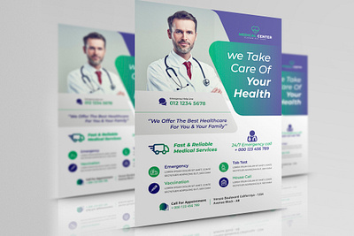 Unique Medical Flyer Template Design artwork branding business businessman corporate design designflyer fiver fiverrgigs flye flyer flyerdesign graphic graphicartist graphicdesign logodesigner restaurant restaurants