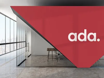ada. Brand Identity ada adaglobal adapakistan amzakworks bold brand design brand identity design branding candyred creative design designagency logo design minimal minimalist logo modern neat office space design wall design