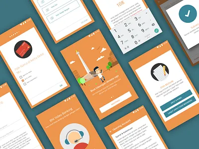 Bank Account Creator App android app design ui