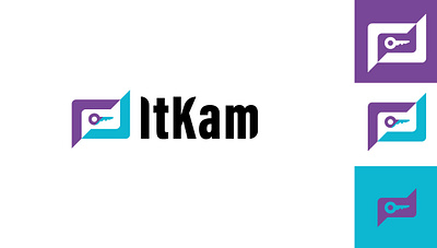 itkam logo graphicdesign identity it logo logodesign