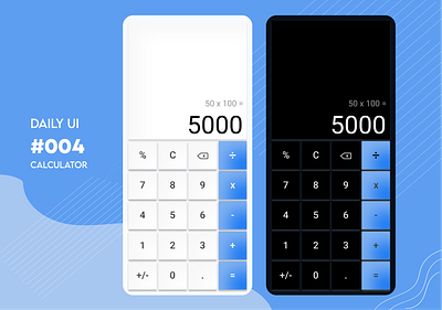 Daily UI #003 - Calculator 004 calculator dailyui dailyuichallenge design uiux uiuxdesign