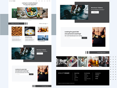 Healthykhao Blog-style webpage application design figmadesign landing page design ui ui design ui designer ui trends ui ux ui ux design ui ux designer uiinspirations uiux design user interface user interface design user interface designer uxui web ui webpage design website design