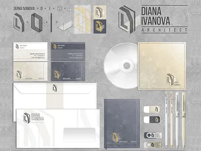 Фирменный стиль branding design icon logo minimal ui